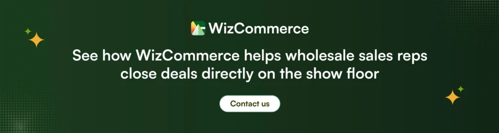  WizCommerce helps sales reps process orders on the trade show floor