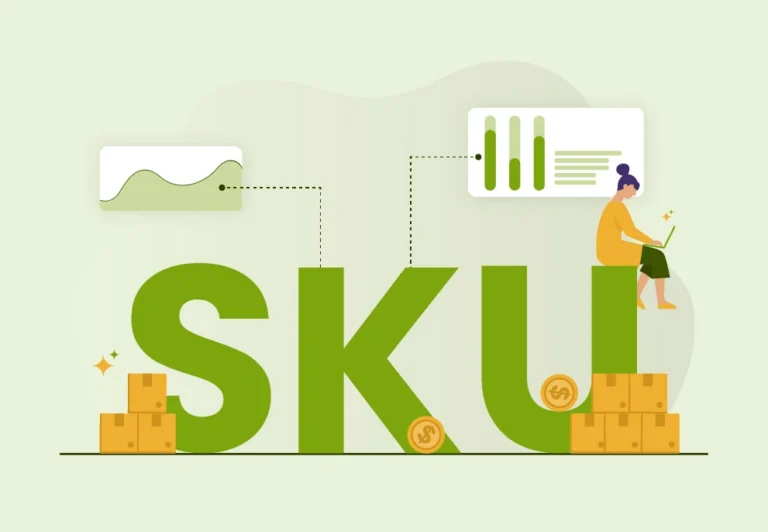 WizCommerce inventory management dashboard displays SKU performance data