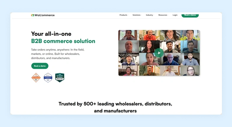 WizCommerce personalized B2B storefront supports horizontal integration across brands WizCommerce personalized B2B storefront supports horizontal integration across brands
