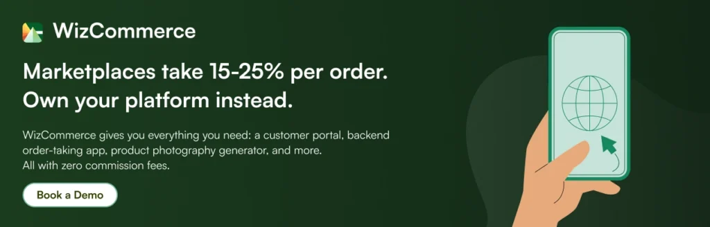  Own your B2B wholesale platform with zero marketplace fees using WizCommerce