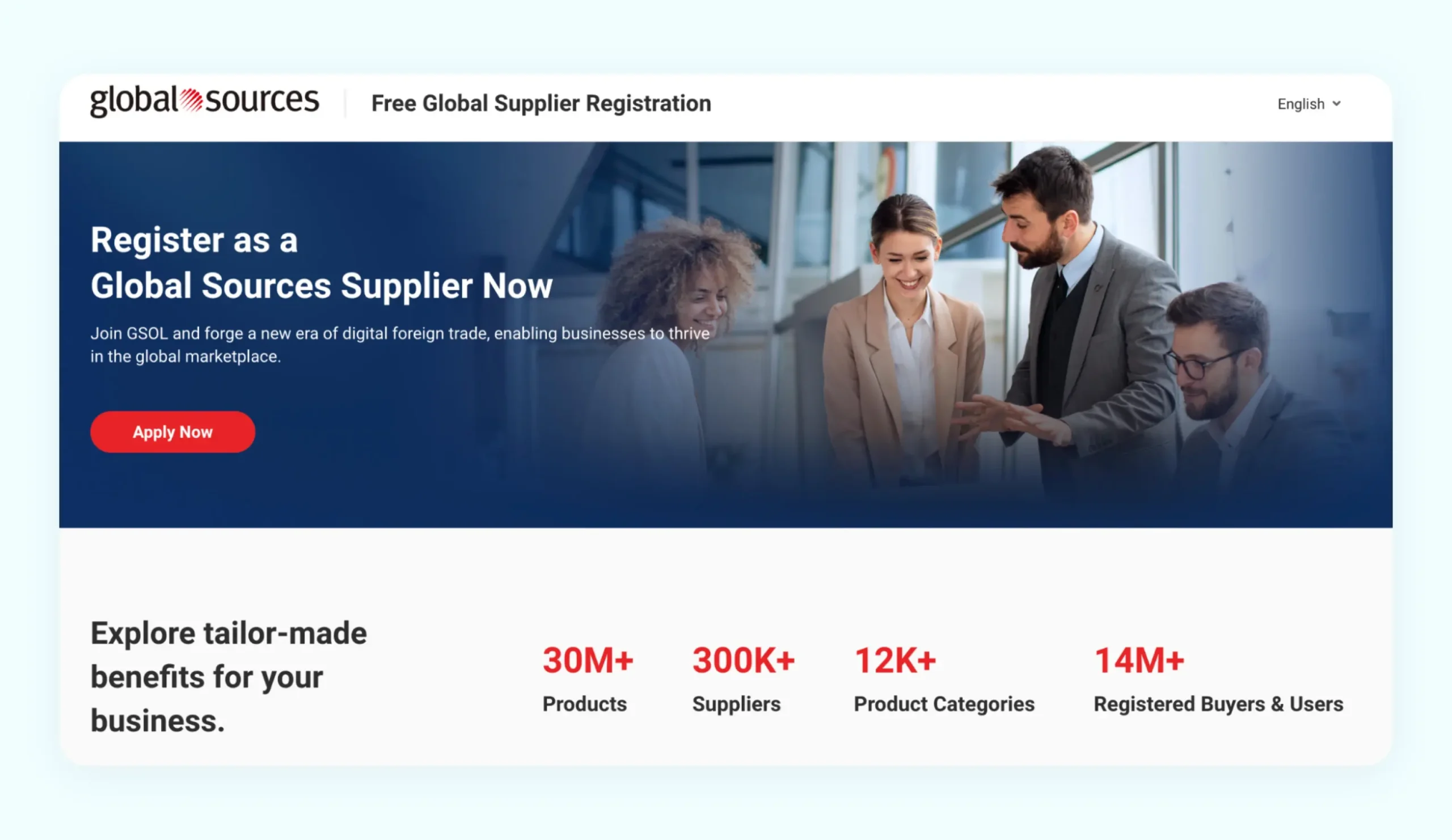Global Sources verified Asian supplier B2B platform
