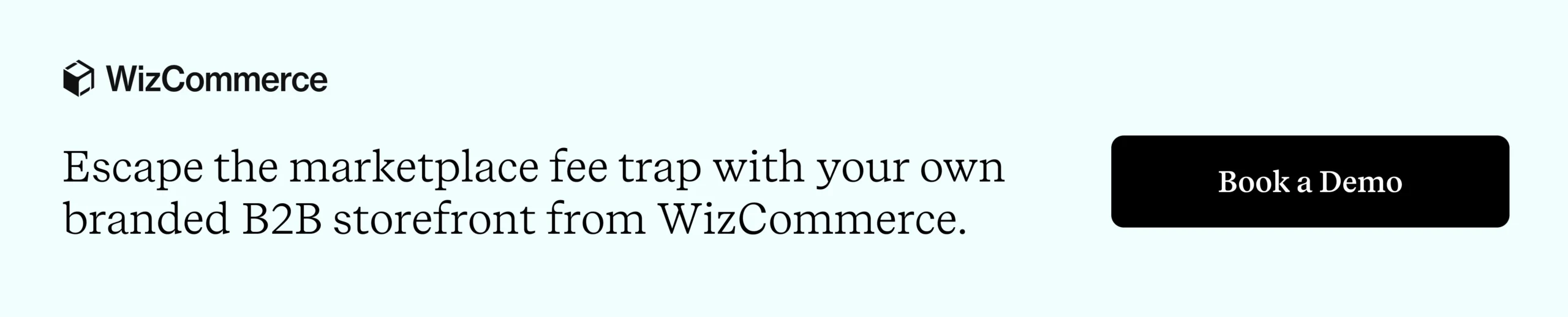 Marketplace fees from top B2B marketplaces in USA vs owning B2B store with WizCommerce