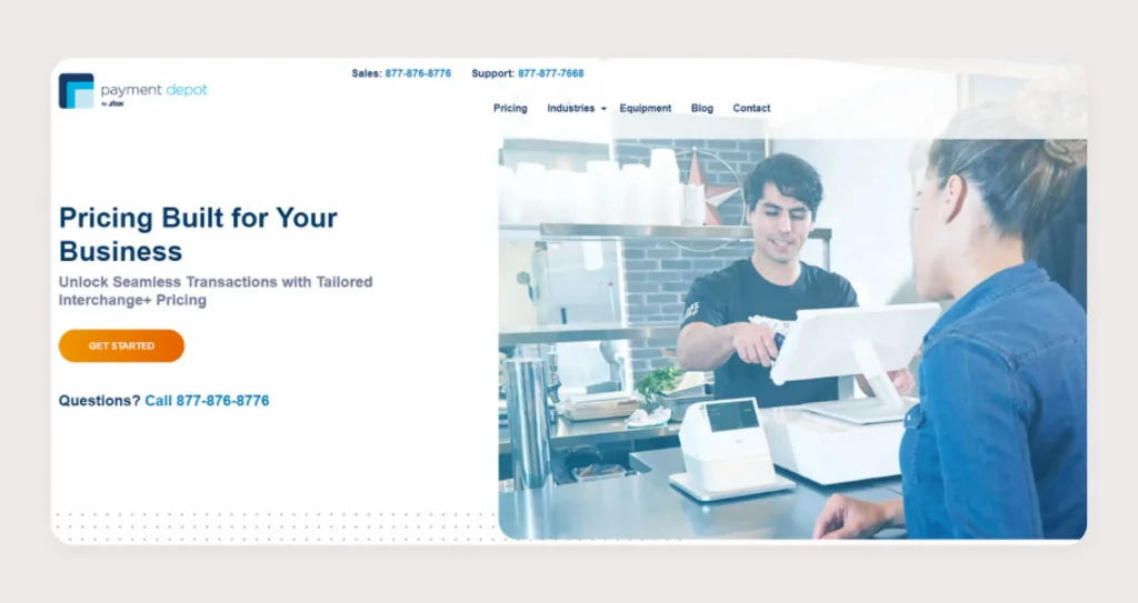 Payment Depot providing wholesale interchange-plus pricing for high-volume businesses 