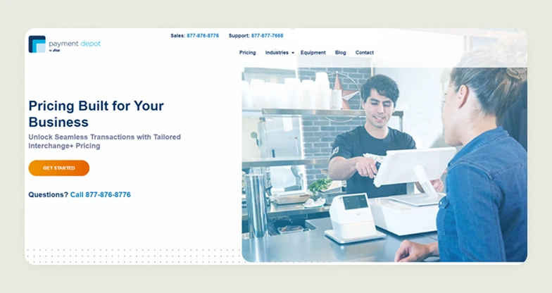 Payment Depot providing wholesale interchange-plus pricing for high-volume businesses