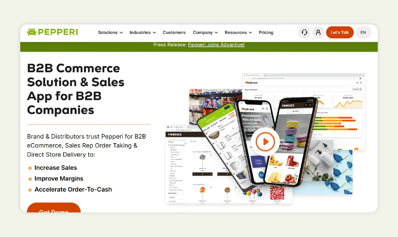 best B2B order taking apps