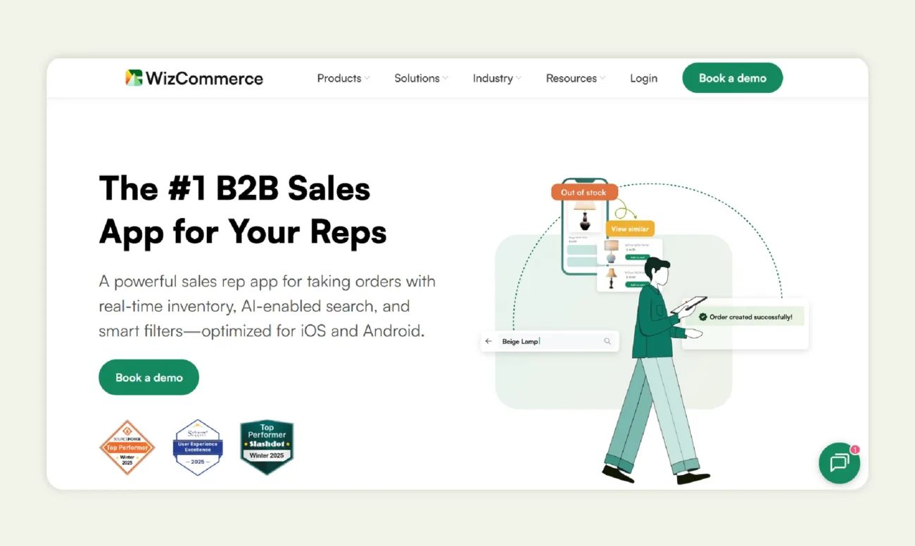 best B2B order taking apps