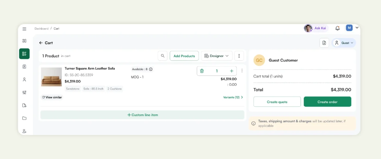 best B2B order taking apps