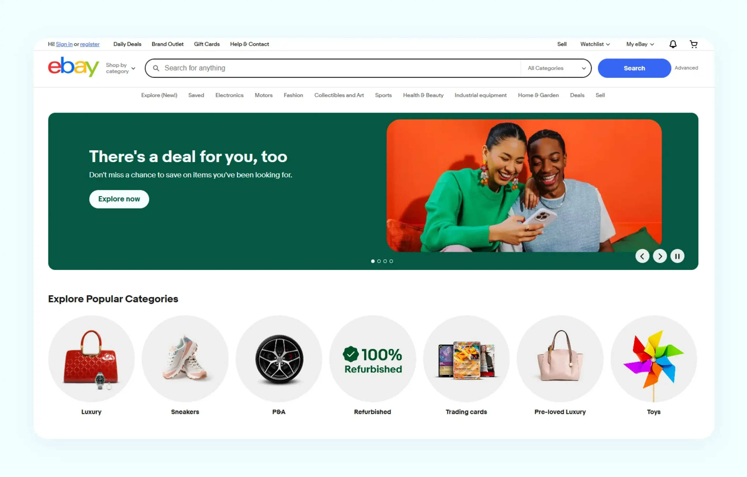 eBay ecommerce platform connecting global manufacturers