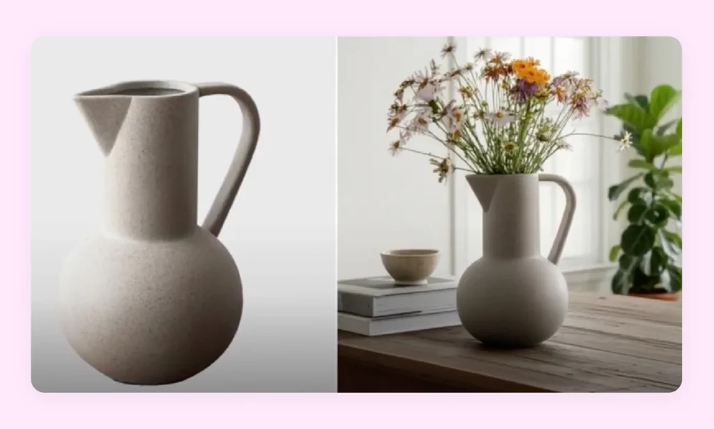 AI lifestyle image generation using WizStudio