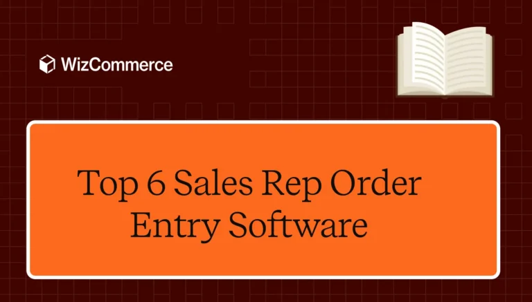 Sales rep order entry software