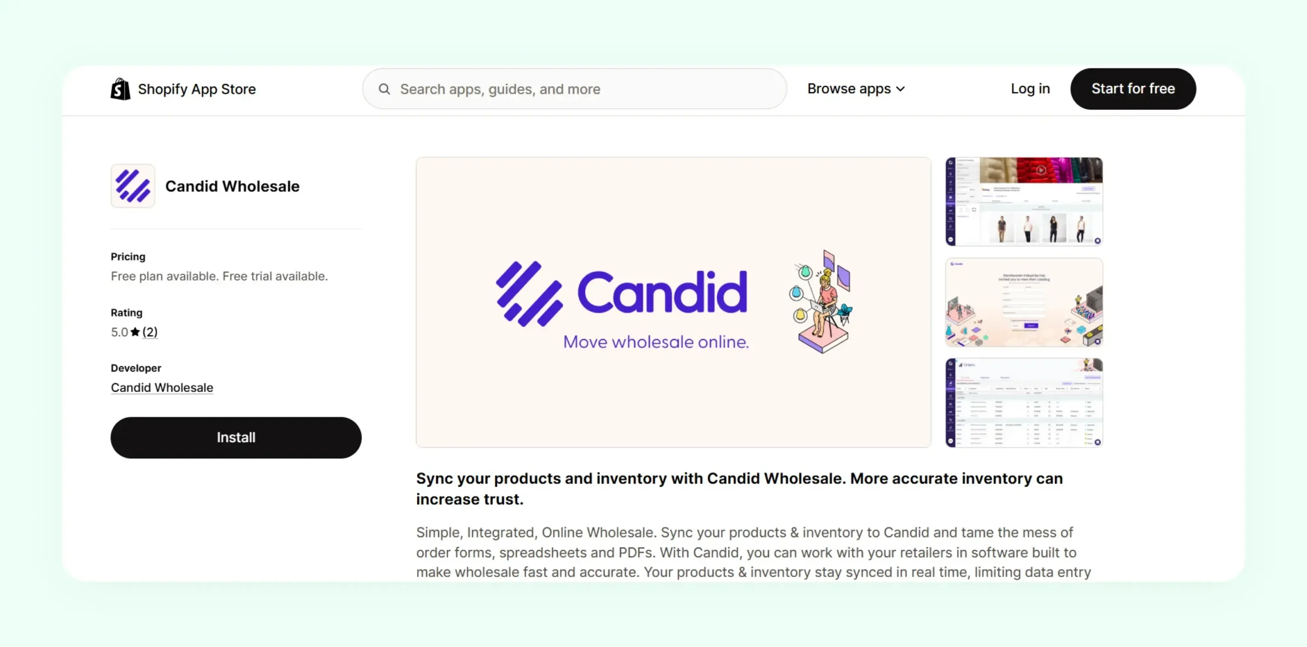 Candid Wholesale inventory management Shopify app Candid Wholesale inventory management Shopify app