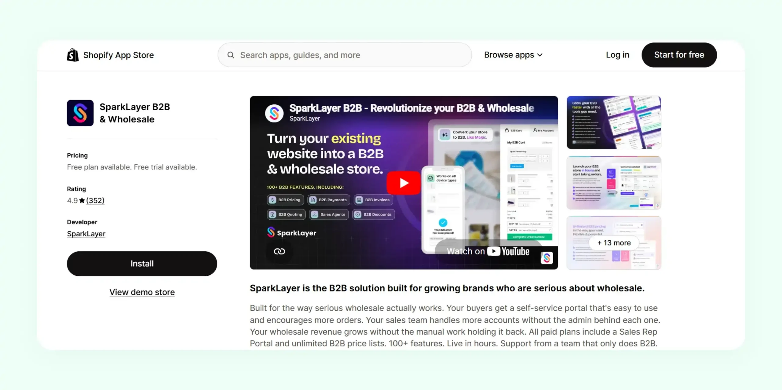 SparkLayer B2B order management for Shopify sellers SparkLayer B2B order management for Shopify sellers