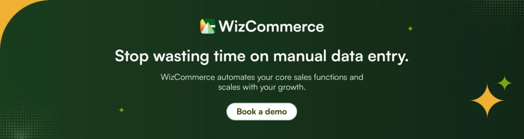WizCommerce automates core sales functions and scales growth.