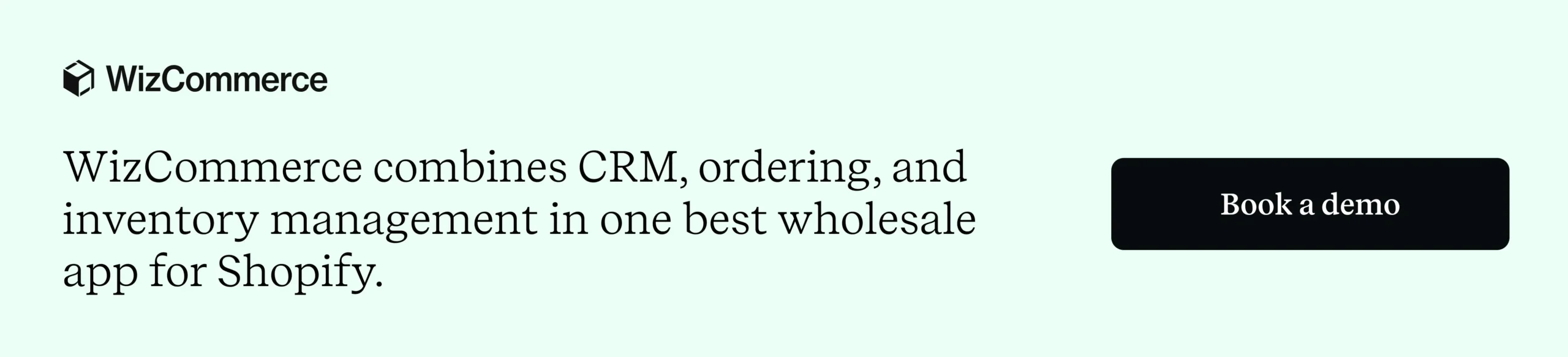 WizCommerce wholesale app combines CRM order management and inventory for Shopify sellers WizCommerce wholesale app combines CRM order management and inventory for Shopify sellers