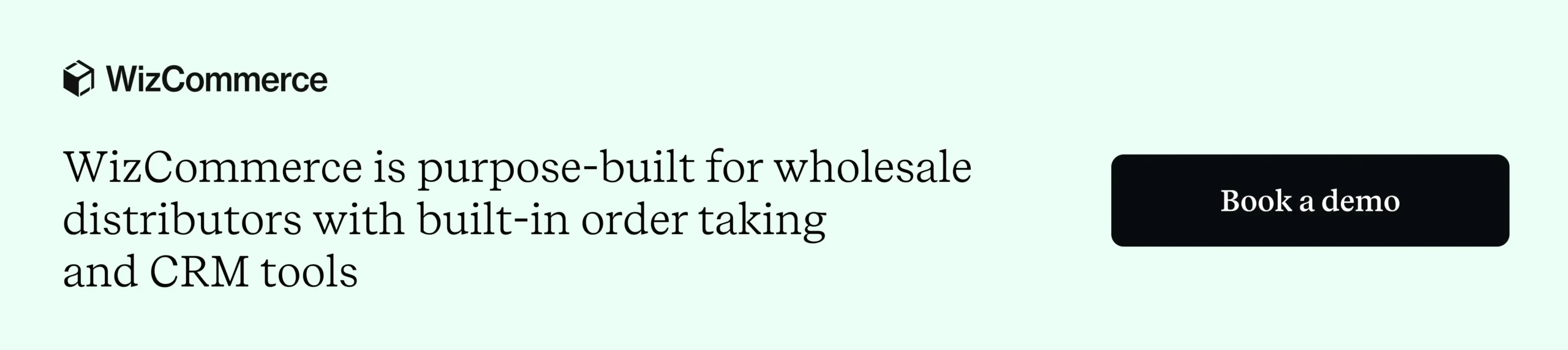 WizCommerce B2B CRM platform is built for wholesale distributor sales teams