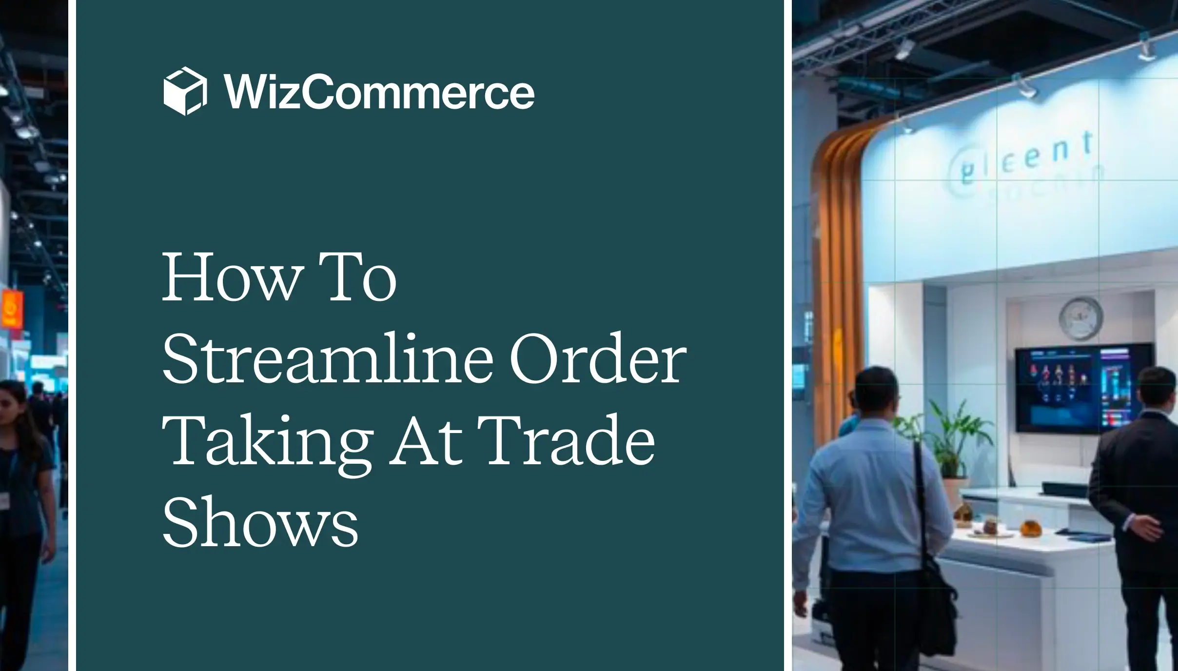 Streamlined trade show order taking