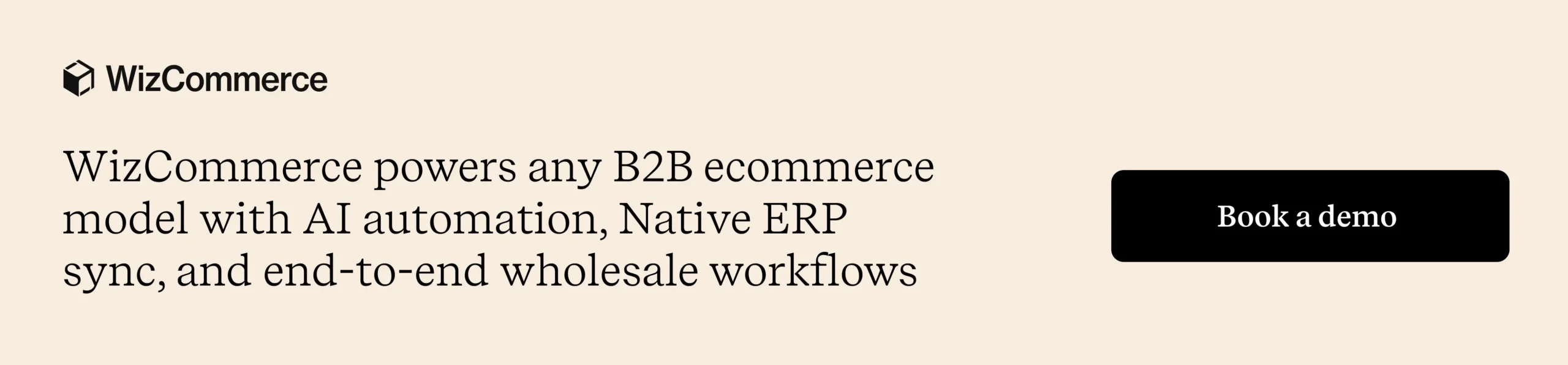 WizCommerce supports B2B ecommerce models like supplier marketplace and hybrid models 