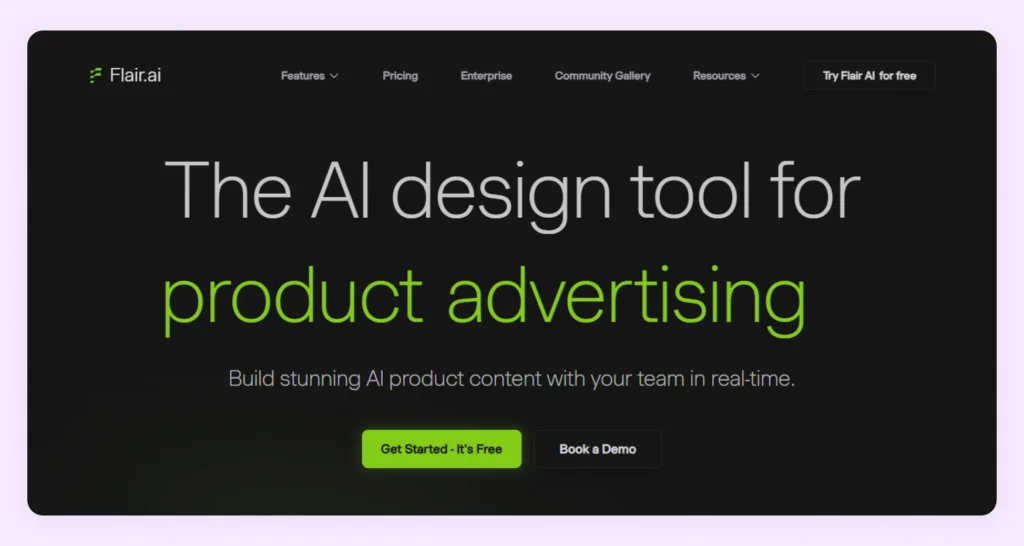 Flair.ai homepage