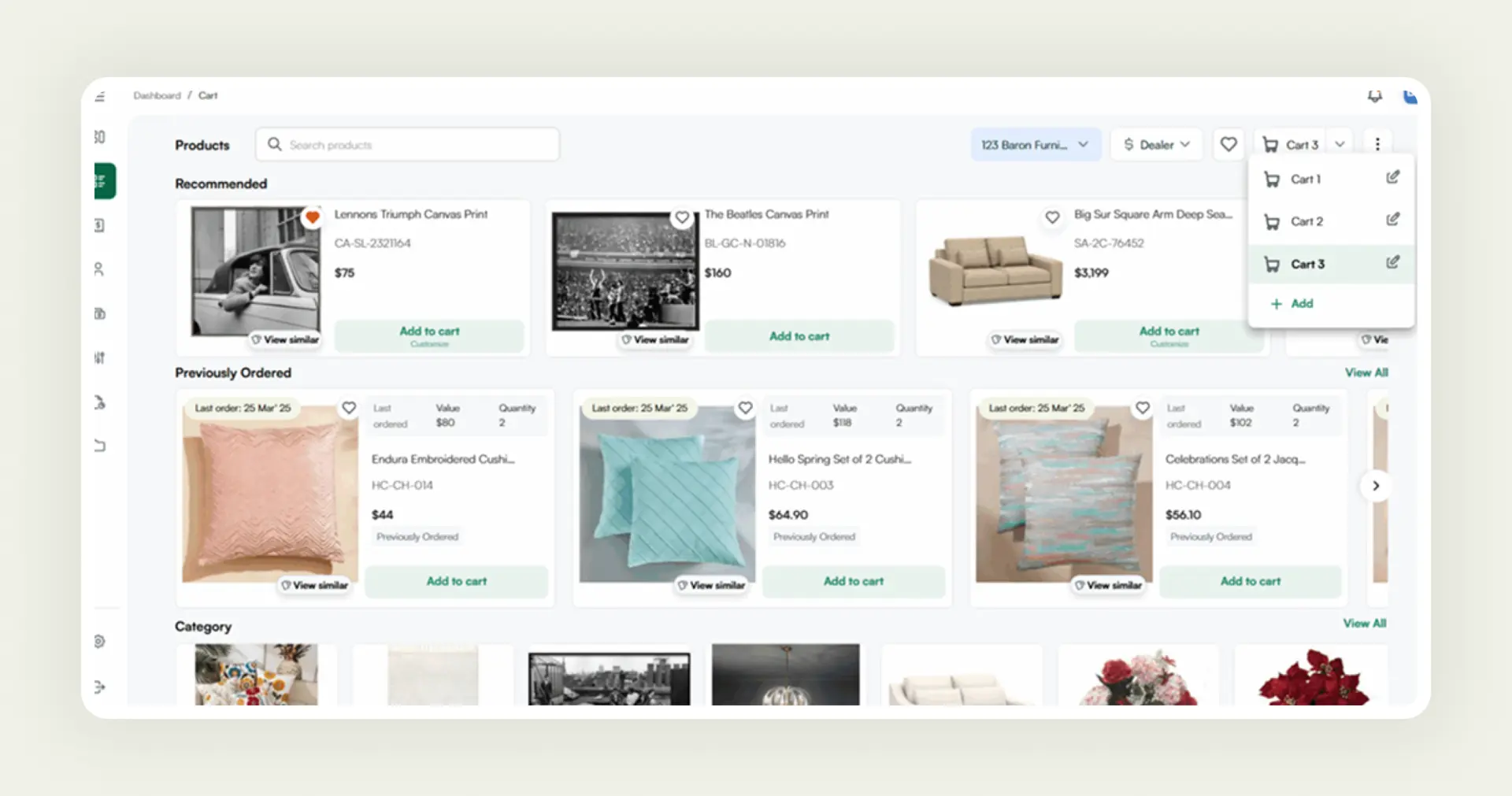 Multi-cart feature of WizCommerce in action how to get a wholesale licence