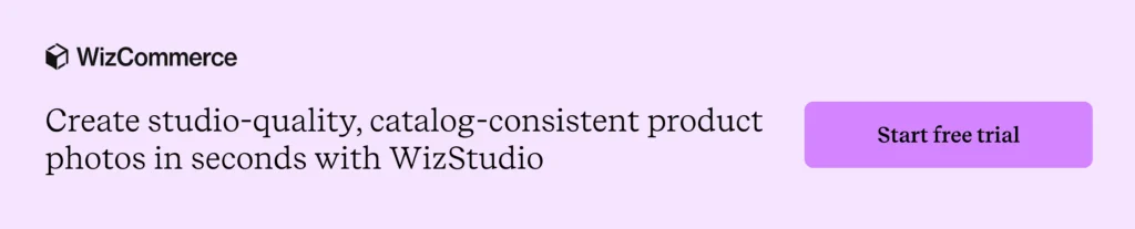  WizStudio AI product photo generator creating studio-quality ecommerce visuals. 