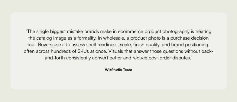 WizStudio team’s tips on the importance of ecommerce product photography WizStudio team’s tips on the importance of ecommerce product photography