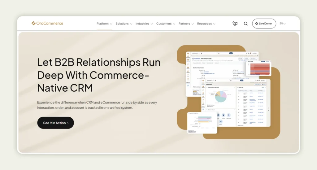 OroCRM Homepage OroCRM Homepage