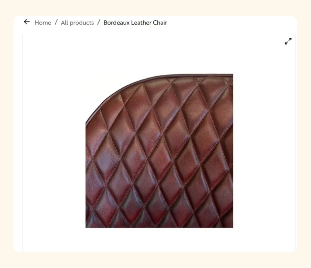 Product texture shown through photography