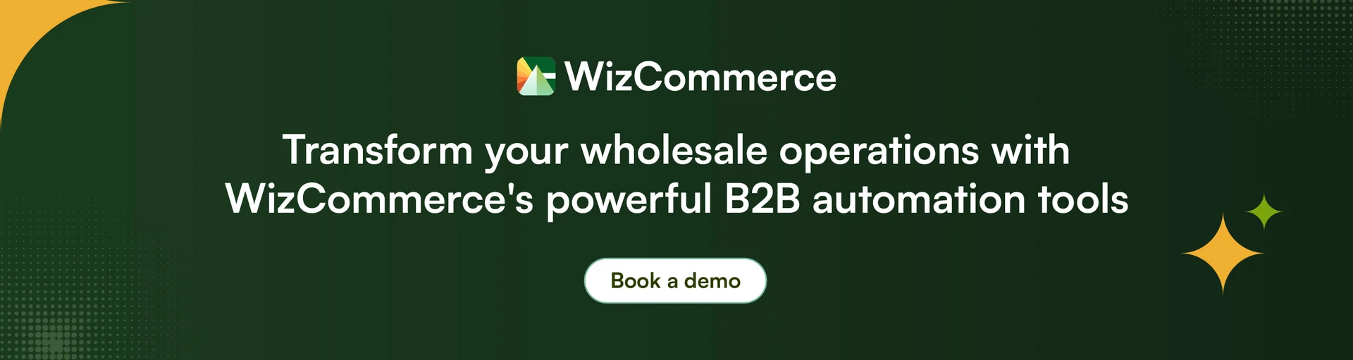 Use WizShop B2B ecommerce platform for wholesale order management