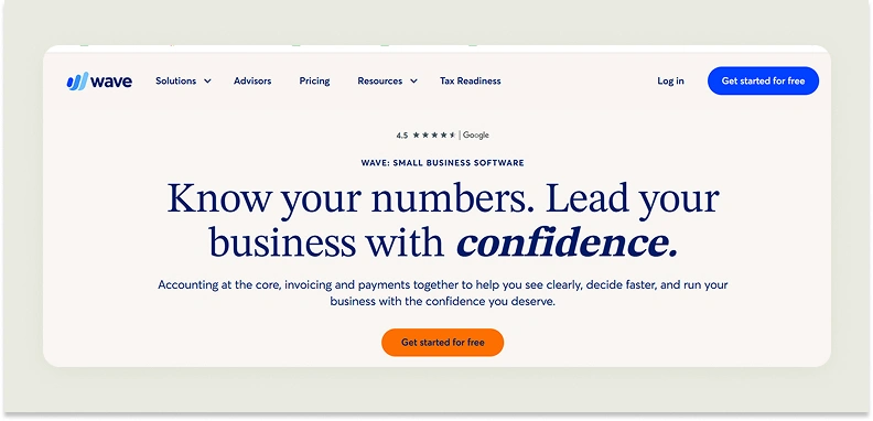 Wave Accounting free accounting dashboard Wave Accounting free accounting dashboard