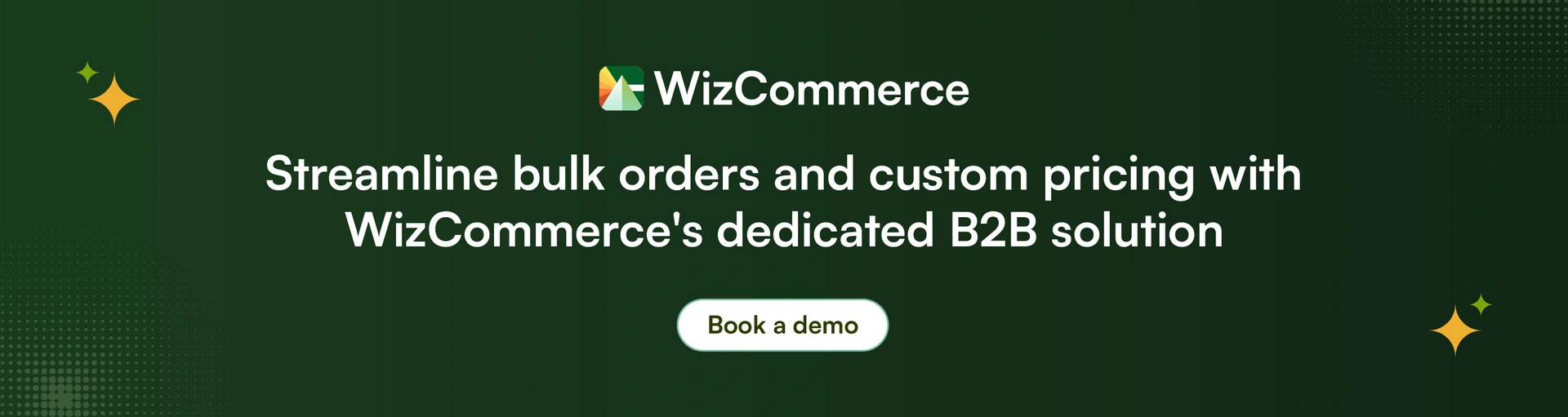 WizCommerce bulk ordering feature for B2B