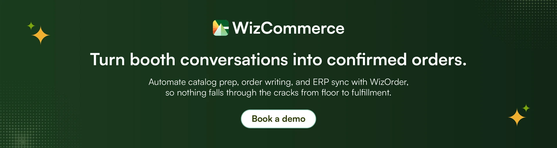 Complete trade show solution from setup to post-show follow-up