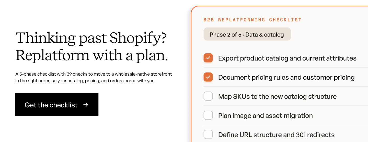 replatforming checklist shopify