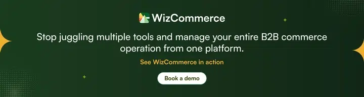 Book a demo with WizCommerce