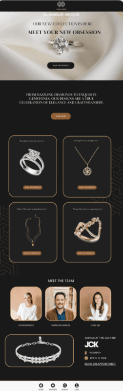 Presenting 4 Customizable Email Marketing Templates to Stand Out at JCK Las Vegas 2024