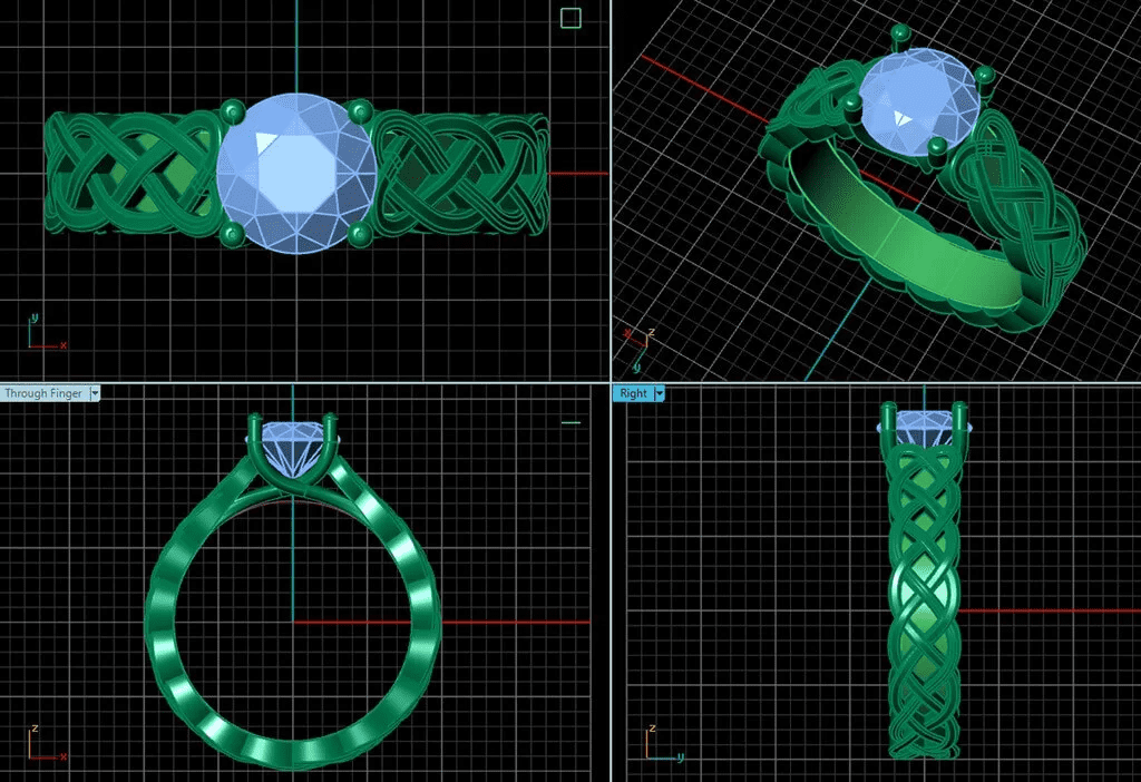 Computer-Aided Design (CAD) and Computer-Aided Manufacturing (CAM) software have revolutionized the jewelry design process