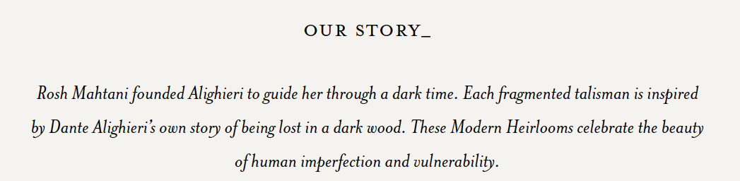  As jewelry becomes more meaningful and less a tangible possession, stories that appeal to customers will shine through. ‍