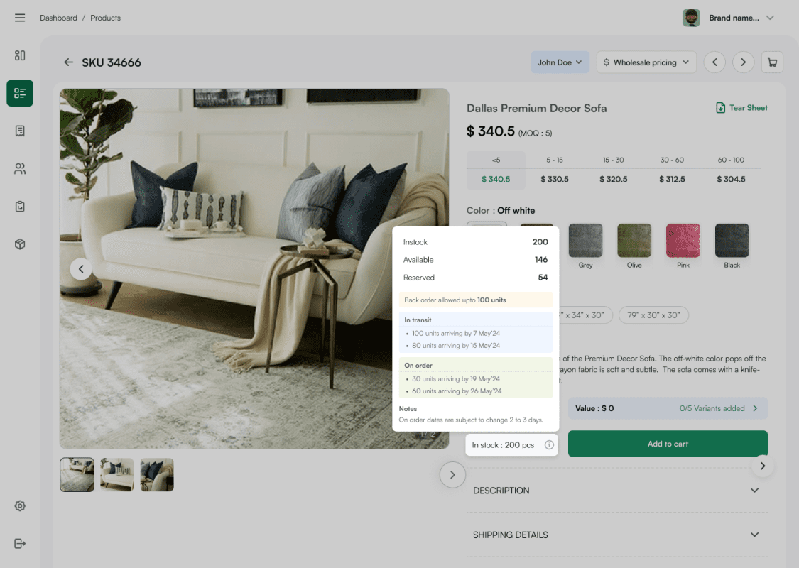 A B2B commerce platform that integrates with your ERPs and other existing systems can automatically update inventory levels across all platforms as soon as orders are placed