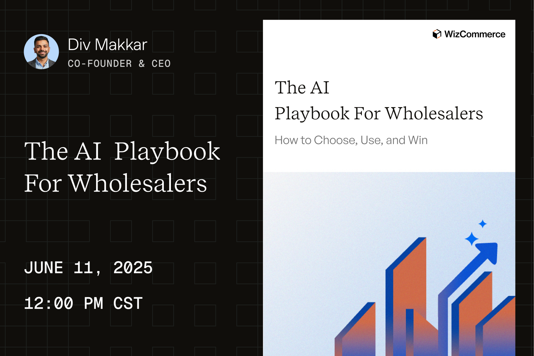 Webinar on AI strategy for wholesalers covering how to choose, implement, and scale AI across business workflows