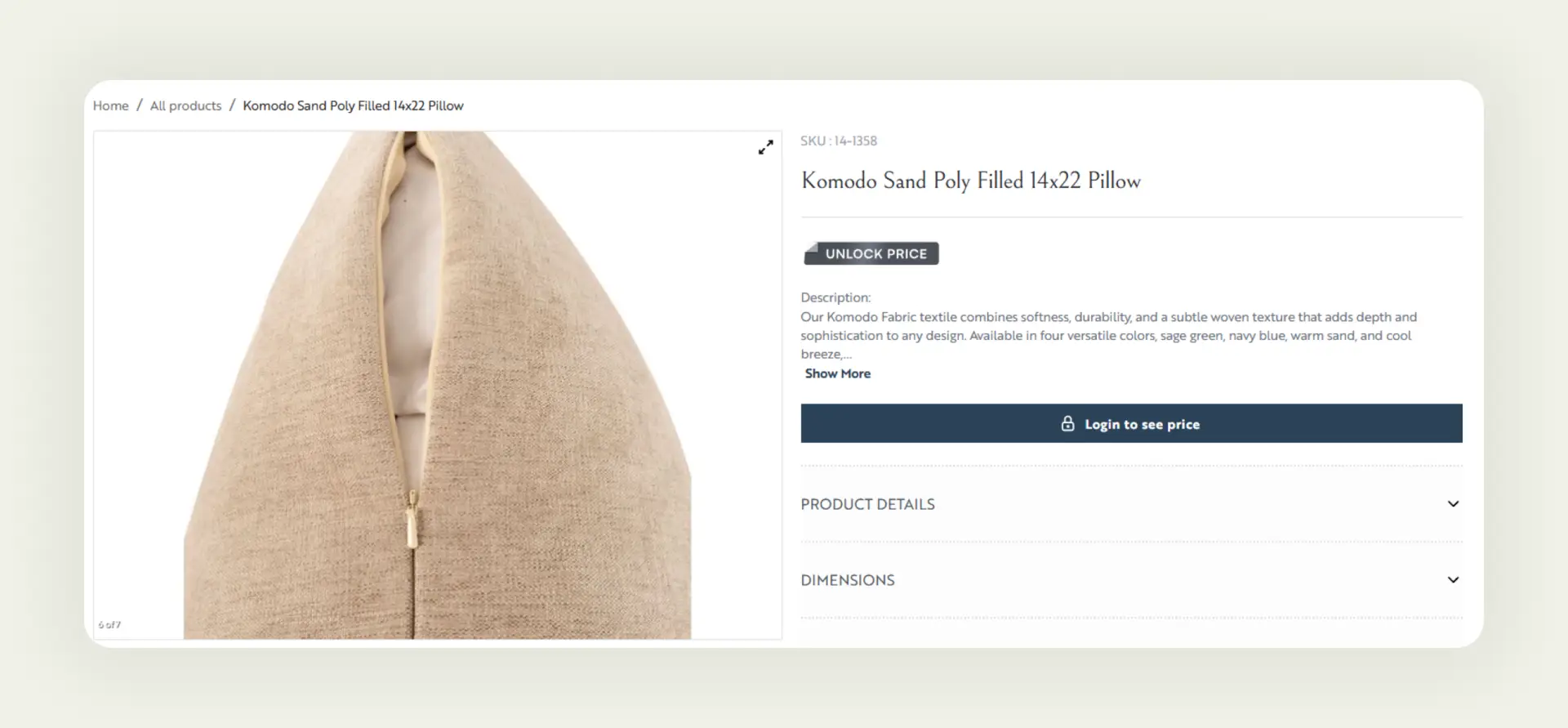 An image of a product whose feature has been highlighted by zooming in 