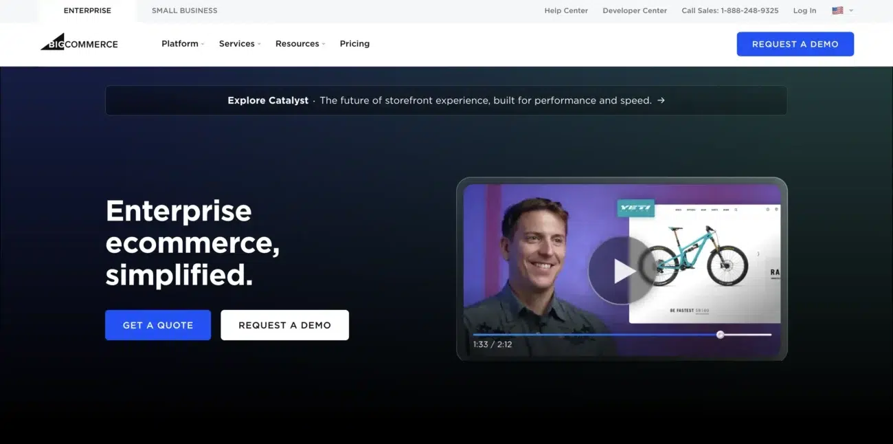 BigCommerce website