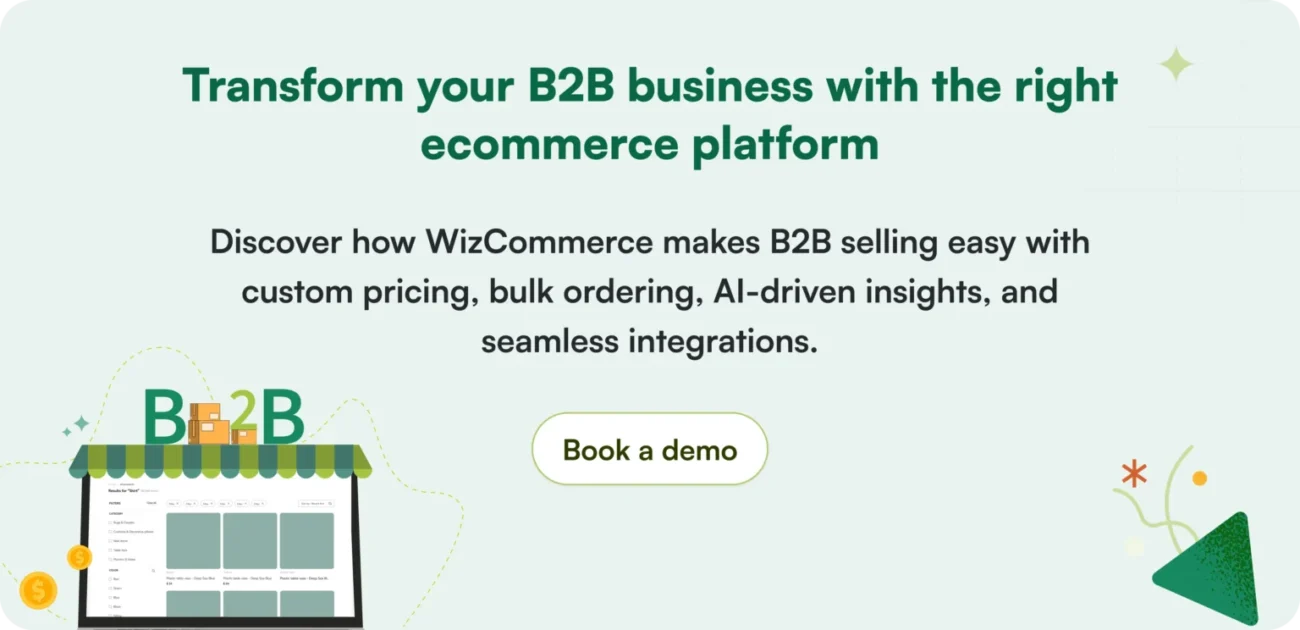 Book a demo with WizCommerce