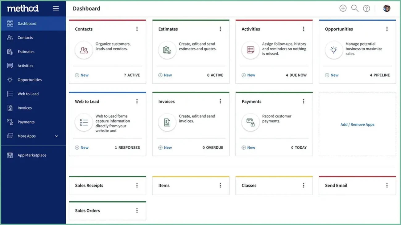 CRM platform designed specifically for QuickBooks and Xero users with accounting integration.