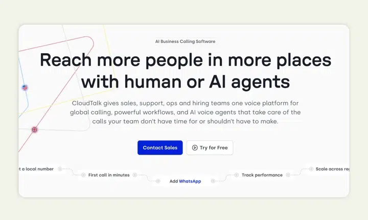 CloudTalk is a cloud-based phone system for sales and customer support teams