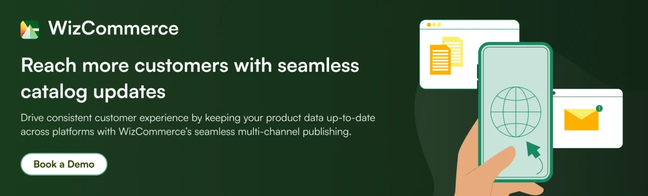 Experience real-time product updates across all platforms with WizCommerce. Experience real-time product updates across all platforms with WizCommerce.