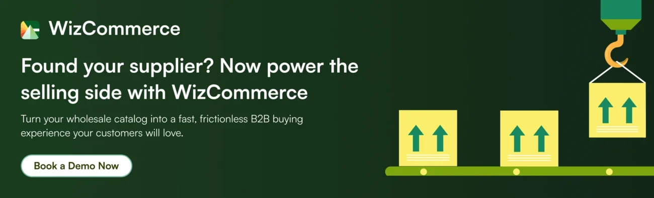 Find your wholesale supplier with Wizcommerce 