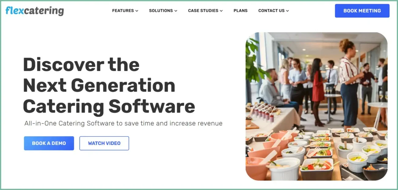 Flex catering home page