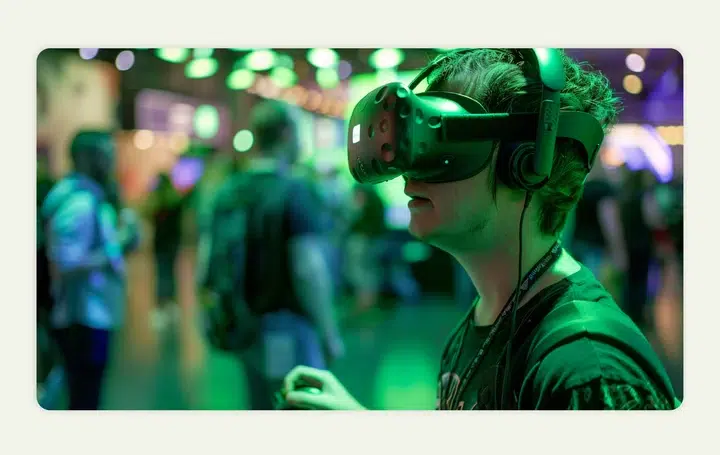 Immersive digital experiences and virtual exhibitions help trade show booths stand out