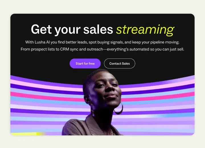 Lusha is a B2B contact data platform for finding and verifying business contacts