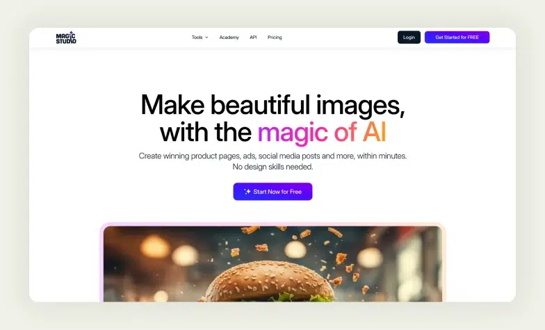 Magic Studio homepage