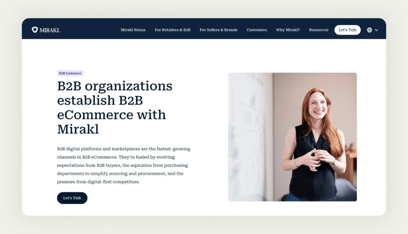 Mirakl B2B marketplace technology platform for enterprises